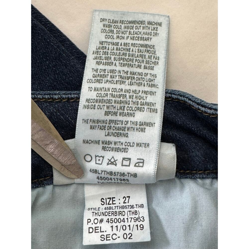Joe's Jeans Hi Honey Curvy Bootcut Jeans Thunderbird Dark Blue Wash 27 - Picture 11 of 14